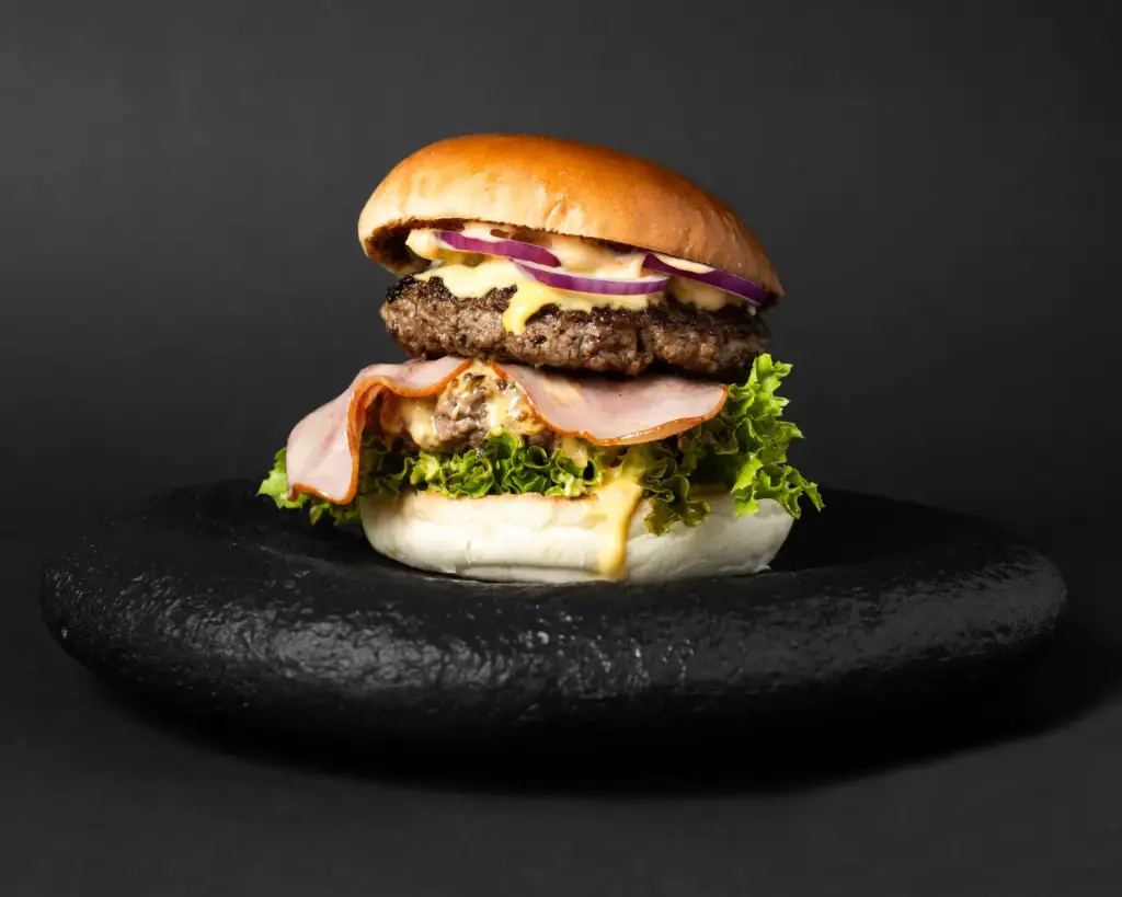 Bacon beast burger