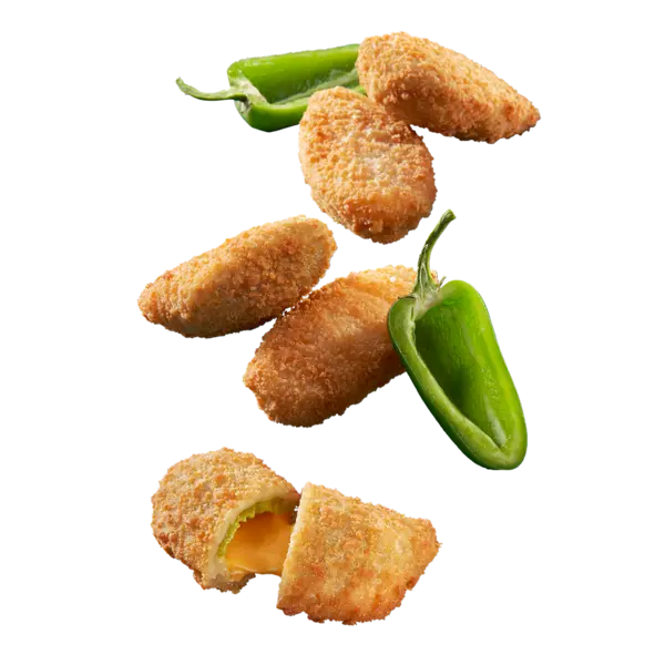 Cheddar gevulde jalapeños, 5 stuks
