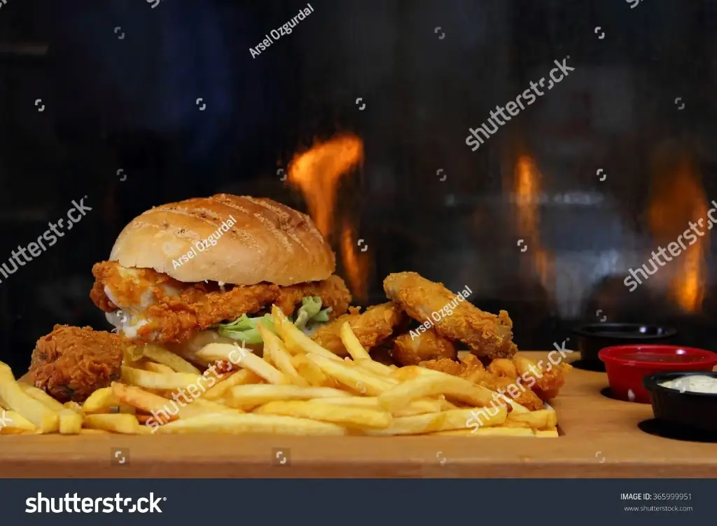 Chicken Burger Menu