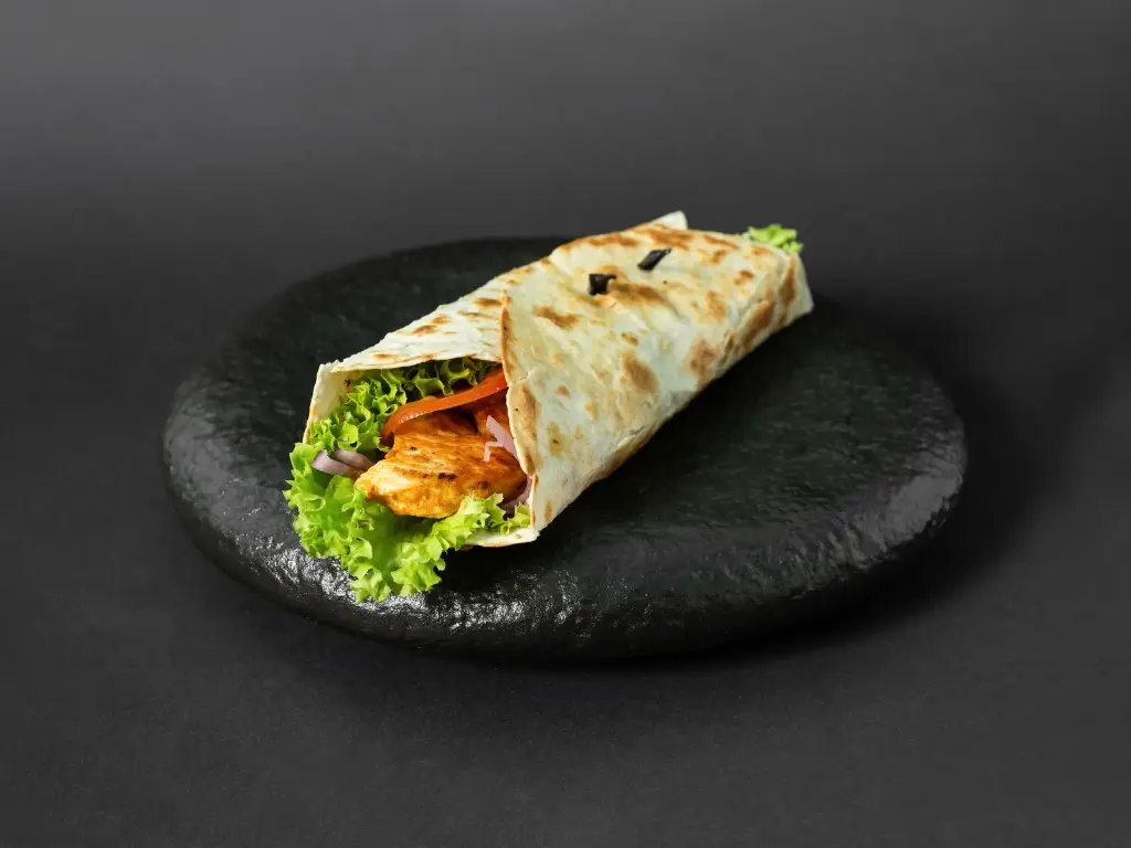 Tikka chikka wrap